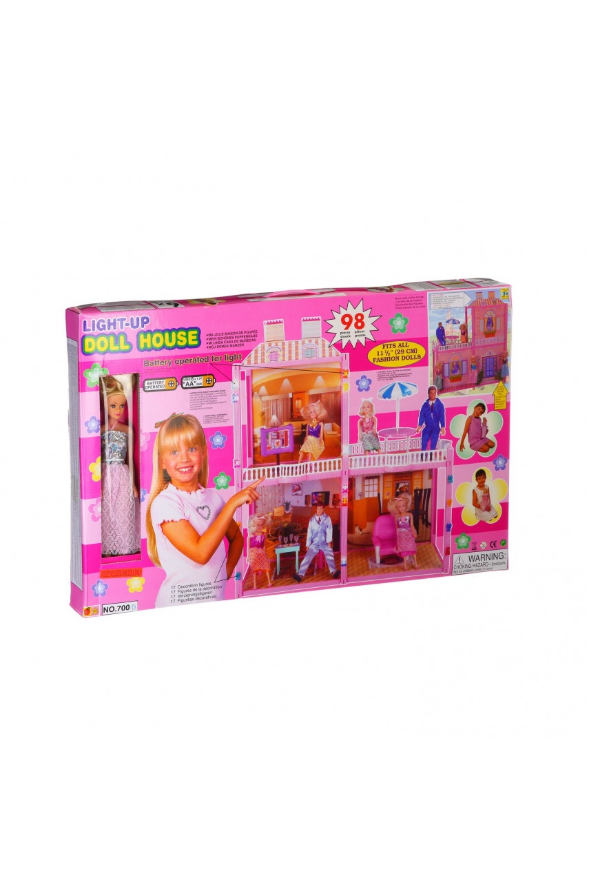 Дом для кукол Барби Doll House 98 предметов