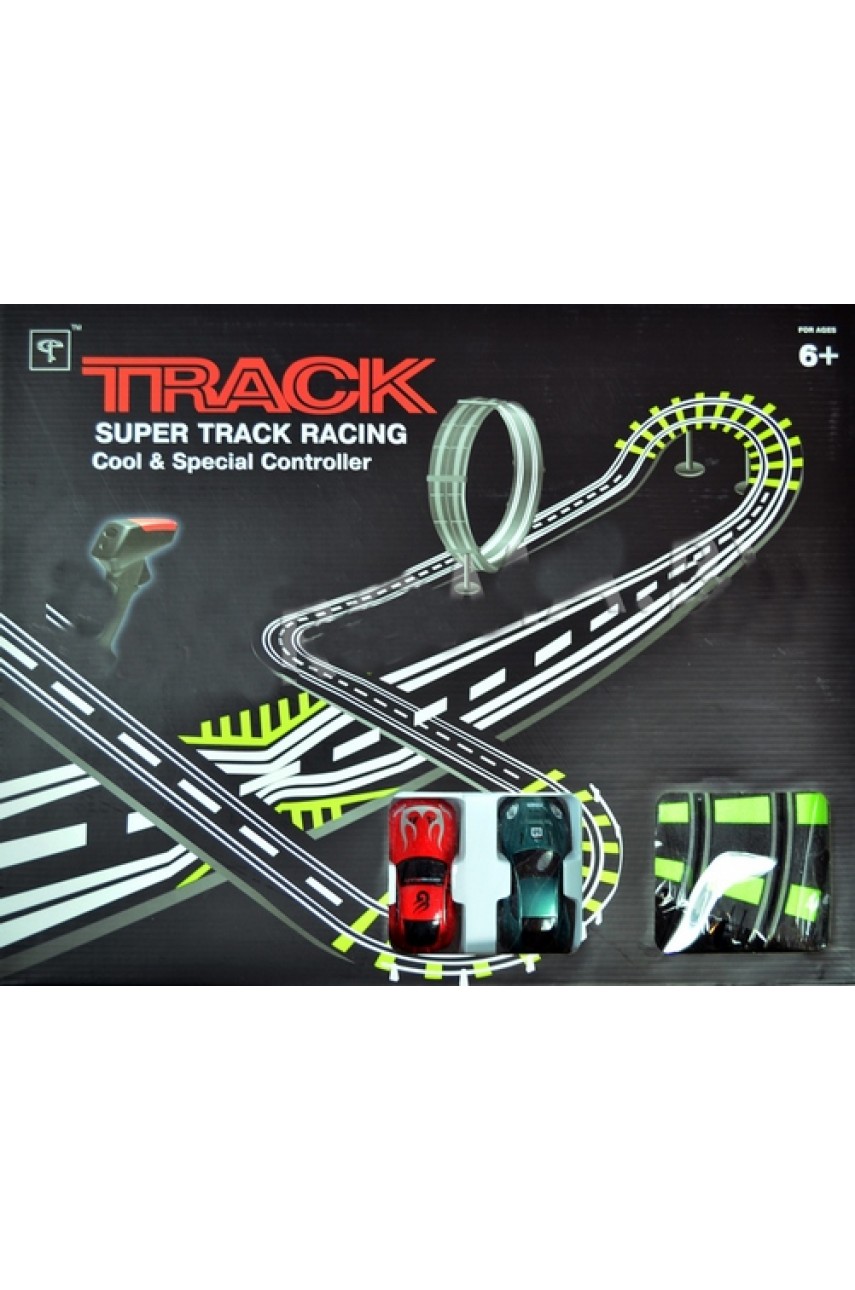 Track super track Racing item no.925a track Size: 700 см. Трек "Racing track", в кор. 55х30х6 см. Трек в блистере. Трек для гонок JJ.69-2. Super track